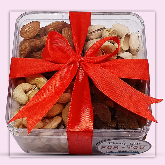 Box of Delicious Dry Nuts, Perfect for On-the-Go Snacking