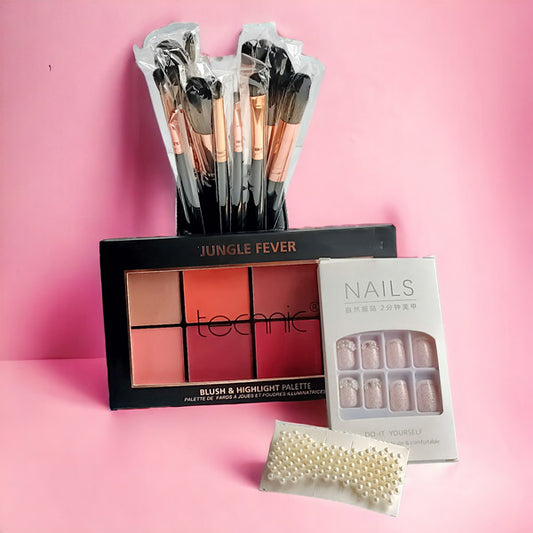 Beauty Essentials Box: Self-Care Makeup Items Hamper