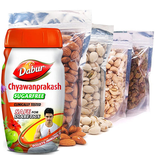 Nutri Boost Combo: Dry Nuts & Sugar-Free Chyawanprakash