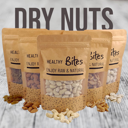 Nutty Mix: 5 Types of Dry Nuts in Resealable Pouch