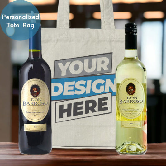 Barroso's Finest: Two Flavors of Wine & Customized Tote Bag Collection