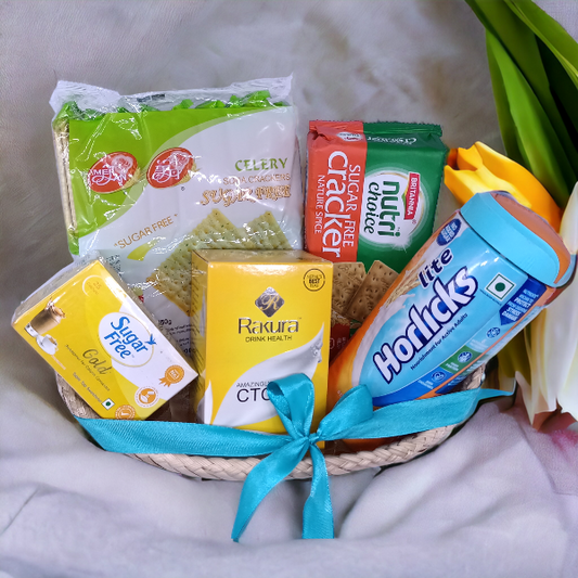 Guilt-Free Tea and Cookies Gift Basket