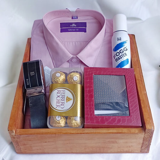 Men's Accessories & Gourmet Delights Gift Box